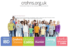 Tablet Screenshot of crohns.org.uk